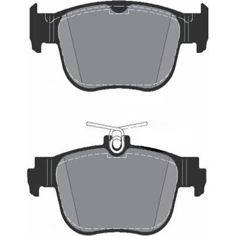 KIT PASTIGLIE FRENO POSTERIORI compatibile con VW CADDY V CASSONE/LIMOUSINE SPAZIOSA (SBA, SBH) / PASTIGLIE FRENANTI AUTO OEM BPD1652, / SOSTITUZIONE DIRETTA / BASSA POLVERE / SILENZIOSO