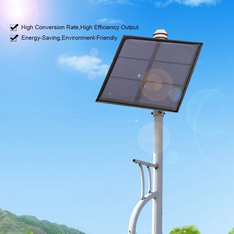 Mini-Solarpanel 0,7 W 1,5 V Tragbares DIY-Ladegerätmodul mit Kabel für 1,2-V-Batterie 70 x 70 mm (1/5)