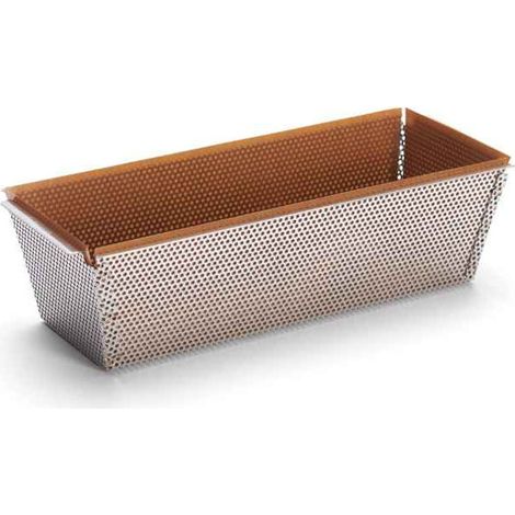 De Buyer 321526 Air-System Teglia per Dolci Micro-Perforata 26 cm Acciaio Inossidabile con Fondo Rimovibile colore Silver