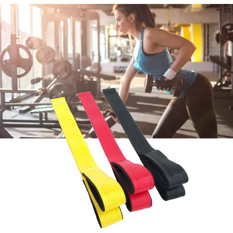 Corde à triceps noire polyvalente, prise en main confortable, sangles de traction pour triceps haute résistance, robustes et durables pour le fitness (1/5)