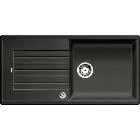 Blanco Zia XL 6 - Lavello in silgranit, 100x50 cm, con comando remoto dello scarico, nero 526023 (1/3)