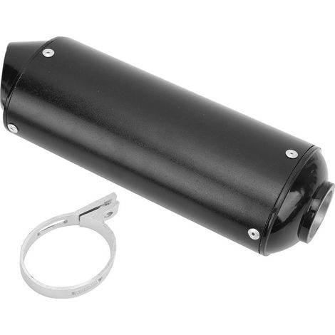 Silencieux Noir pour Pot d'Échappement 32mm/1.3in - Compatible 90cc à 160cc, Moto Cross et Quad (1/5)