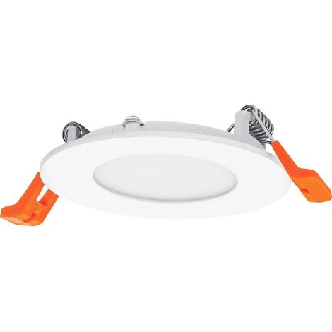 OSRAM Downlight Slim 85mm, spot encastrable LED, 4,5W, blanc froid 6500K, 240 lumens, design fin, IP20, installation facile pour salons et cuisines (1/4)