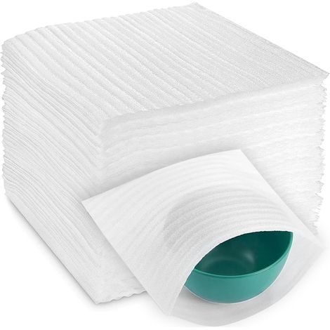 100 x Bubble Wrap Foam Sheets 30 x 30 cm (1/5)