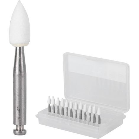 12 pièces Fraises Dentaires Polissage, Kit de Burs pour Pierre Dentaire, Forets Dentaires VW204 Professionnels (1/5)