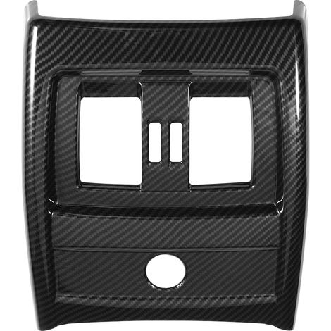 Embellecedor de rejilla de ventilación trasera estilo fibra de carbono para BMW Serie 3 y Serie 4 F30 F34 (2013-2018) (1/5)