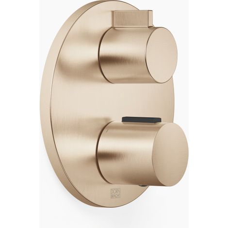 Thermostat encastré Dornbracht avec réglage de débit à sens (1/4)
