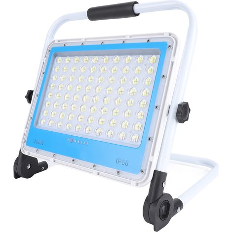 Projecteur LED chantier 480 LED 40000LM 6000K 300W IP66 étanche trépied réglable pour atelier garage prise EU (1/5)