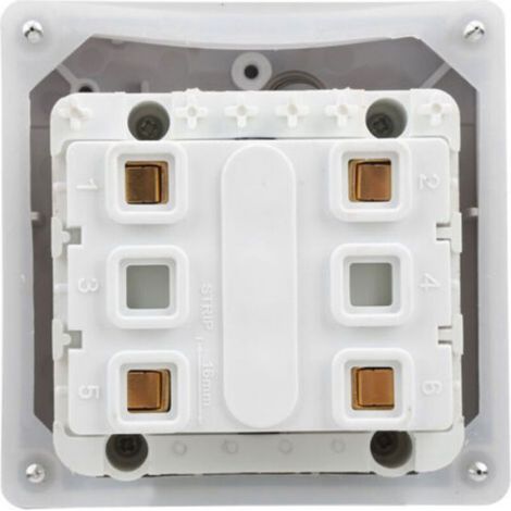 Interrupteur étanche extérieur - - 2P 40A - IP66 - Bouton rotatif - Indicateur Marche/Arrêt - 250V - 101×96×60 mm (1/4)