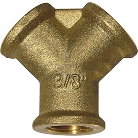 Raccord laiton en Y Femelle 3/8" (12/17) - ARCANAUTE