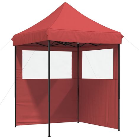 Tenda Party Borgogna 200 x 200 x 306 cm Tessuto Oxford vidaXL
