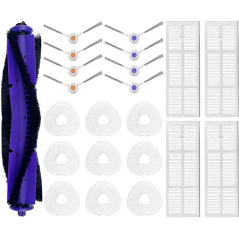 Pièces détachées pour le robot laveur de sols Narwal Freo Versatile Self Mop Clean Robot J3 Roller, brosses latérales en V, chiffons, filtre HEPA (1/5)