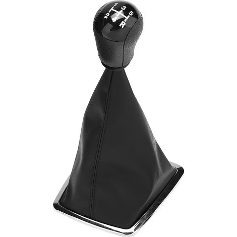 Pomello del cambio, copertura del bagagliaio della ghetta automatica, comoda pelle artificiale in plastica a 5 velocità per la riparazione di ricambio Ford Focus MK2 2004-2008