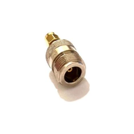 Adaptateur coaxial RS PRO SMA Mâle vers N Femelle, Droit, , 50O, 6GHz ( Prix pour 1 )