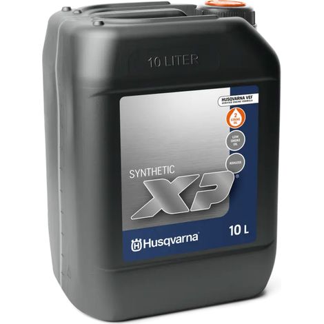 Huile moteur synthétique XP 10 L Husqvarna 2 temps pour débroussailleuses et scies