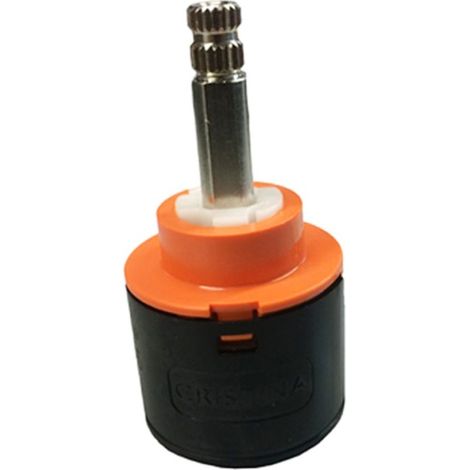 Cristina Ondyna – Cartouche thermostatique CRICR20469Q00 – 2 voies avec bouton-pression – Système à encliquetage – Tige cannelée 7mm – Hauteur 30mm