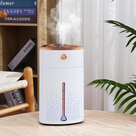 Mini humidificateur portable grande capacité, blanc