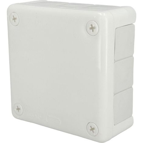Boîte de dérivation en saillie 98x98x42mm IP55 12 passe-fils en caoutchouc blanc VP-41 EDO Technic (1/4)
