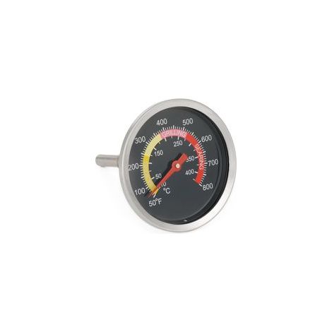Thermomètre pour barbecue au charbon de bois, fumoir, indicateur Fahrenheit, thermomètre en acier inoxydable (1/5)