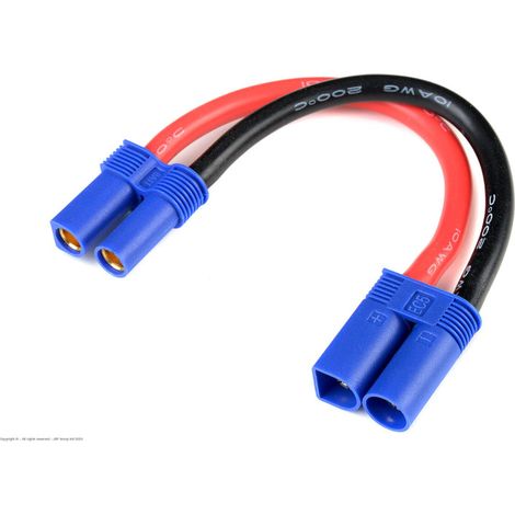 Revtec - Power Extension Lead - EC-5 - 10AWG Silicone Wire - 12cm - 1 pc