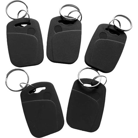 Lot de 10 cartes composites RFID double fréquence 13,56 MHz 1K UID et T5577 125 kHz ID Tag lisible écriture pour copie clone sauvegarde (noir) (1/5)