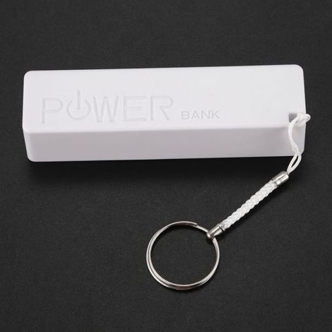 Chargeur de Batterie de Secours Externe Portable Power Bank 18650 avec Porte-cles (Without Battery) (1/4)