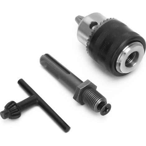 Mandrin De Perceuse 1.5-10MM 1/2-20UNF - Tige Adaptateur SDS Pour Marteau-Piqueur - Poignée Ronde - Kit Outil 1 Pièce (1/5)