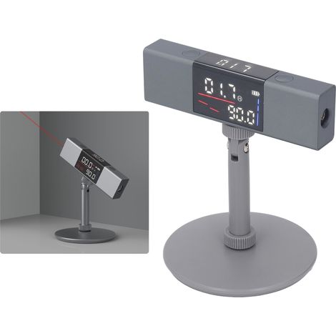 Inclinomètre deux-en-un avec affichage numérique LED pour la mesure de l'angle de projection (1/5)