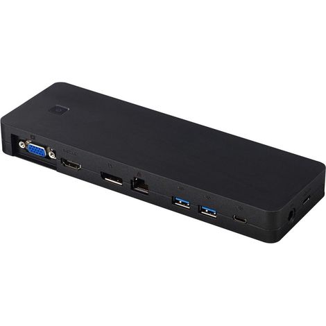 Fujitsu S26391-F1667-L100 base para portátil y replicador de puertos Alámbrico USB 3.2 Gen 1 (3.1 Gen 1) Type-C Negro