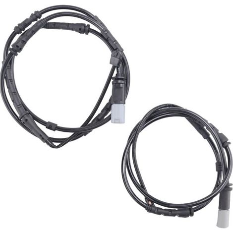 Juego de sensores de desgaste de pastillas de freno delanteras y traseras para X3 F25 X4 F26 Automático Accesorios para coches Líneas de freno 34356790303