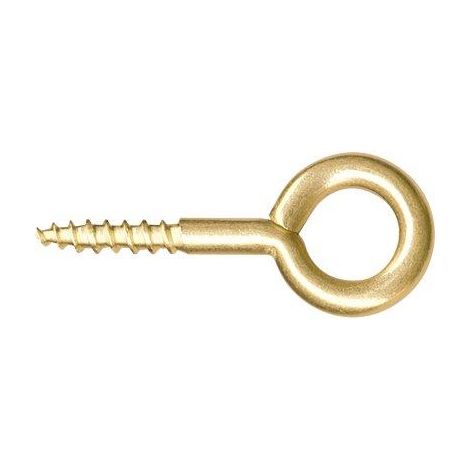 OCCHIOLO A VITE OTTONE PUCCIONI - MOD 14X25 MM 4X10X2,0 CF=PZ 200- 1 confezioni