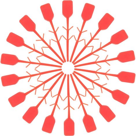Accessoires de Sécurité Polyvalents Rouge pour Extincteur 200 Pièces Goupilles de Verrouillage en Plastique Joint Scellé pour Protection en Milieu Industriel (1/5)