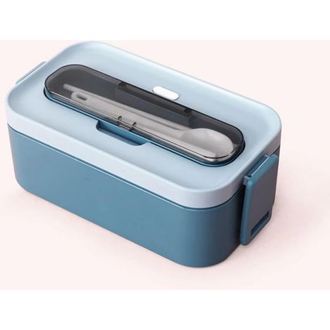 Bento-Box, 1000-ml-Lunchbox, Frühstücksbox, geeignet für Kinder, Anzeige (1/5)