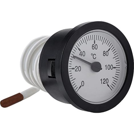 Thermomètre capillaire 52mm, 0-120°C, gaz/liquide/vapeur (1/5)