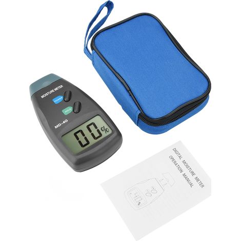 MD-4G LCD Digital 4 Pin Wood Moisture Meter Timber Hygrometer Humidity Tester 5%-40% (1/5)