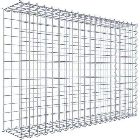 Gabiondeco - Gabion - Element de prolongation en longueur 100 cm x 70 cm x 20 cm (L x H x P). maille 5 x 5 cm. Spirale. Avert.: il manque une grille - Made in Germany (1/5)