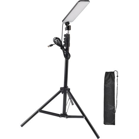 Support d'éclairage LED 84 LEDs haute luminosité USB 1680LM hauteur réglable jusqu'à 180cm pour atelier (1/5)