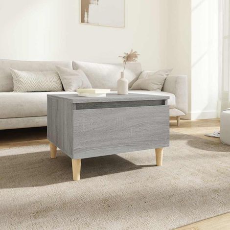 Table d'appoint et bout de canapé - Table Café Sonoma gris 50x46x35 cm Bois d'ingénierie BV858211 - BonneVie (1/5)