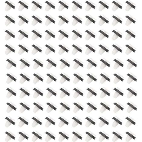 100pcs Agrafe Garniture Fixation Clip Panneau Joint Porte Destiné à Fiat Ducato 71728806, XU,8565.43, 856543 avec Joint en Caoutchouc - KZQ