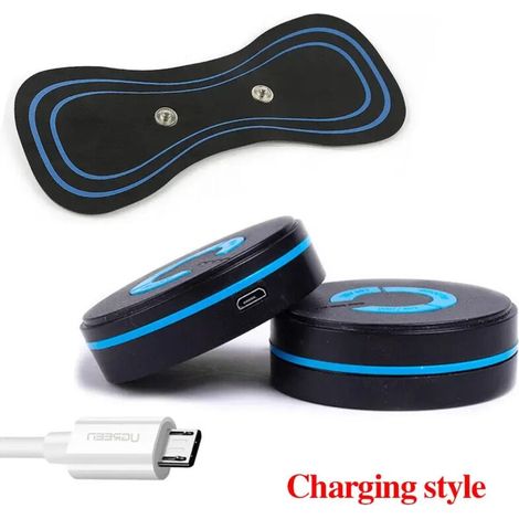 Autocollants de massage EMS pour la colonne cervicale et le cou, mini massage corporel par vibration, stimulation musculaire électrique, soulagement de la douleur, massage des vertèbres-AquaForge