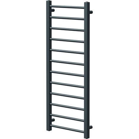 Cohen Anthracite 1200mm x 500mm Straight Heated Towel Rail (1/5)