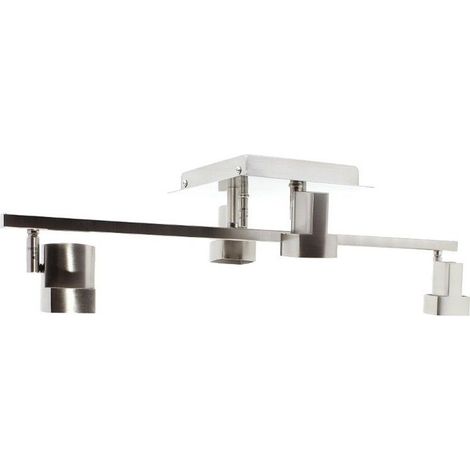 Lampada da soffitto 4 luci MOKA SATIN NICKEL CRISTALRECORD 012-2150-4-053