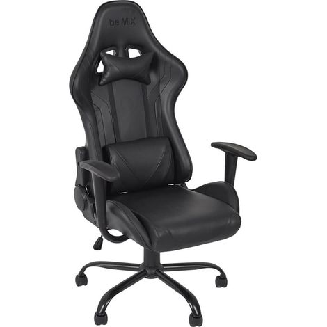 TWITCH - Fauteuil de Bureau Noir avec Rembourrages (1/5)