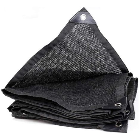 Schattierungsnetz, schwarzes Sonnensegel. 4 m 5 m – Sonnig