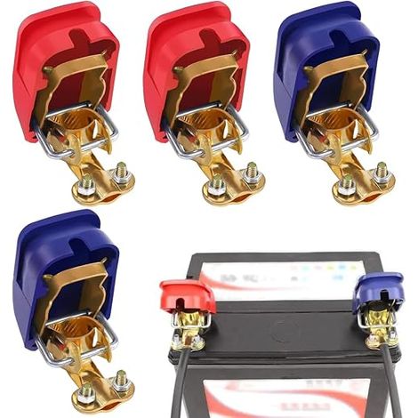 Lot bornes batterie 12 V Bornes voiture, moto, camion, bateau (1/4)