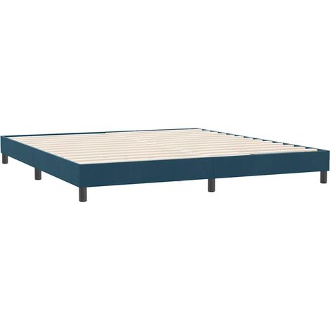 Maison Exclusive - Bettgestell ohne Matratze Dunkelblau 180x210 c