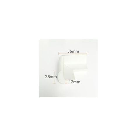[Juego de 8] Protectores de esquinas para mesa, protectores de esquinas de espuma suave para seguridad infantil, protectores de esquinas antichoque en ángulo recto con adhesivo fuerte para mesas y tod