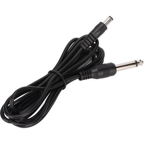 Cordon de raccordement pour machine à tatouer 2m/6.56ft, connecteur DC, équipement professionnel de tatouage, câble de liaison, accessoires fournitures tatoueur. (1/5)