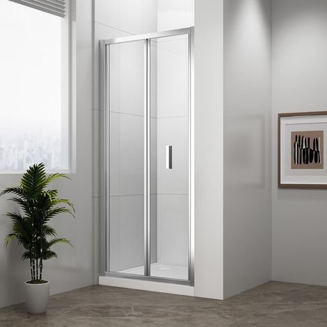 Porte de douche repliable EASY 700 mm, verre transparent (1/4)