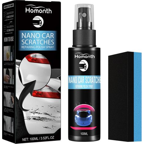 Spray De Revêtement Céramique 9H - Protection Hydrophobe - Pour Voitures Peinture Métal Plastique Caoutchouc - 2 Pièces De 100 Ml (1/3)
